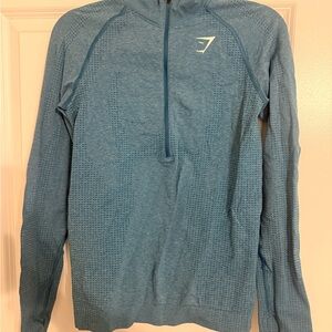 Gymshark Teal Zip-Up Jacket
